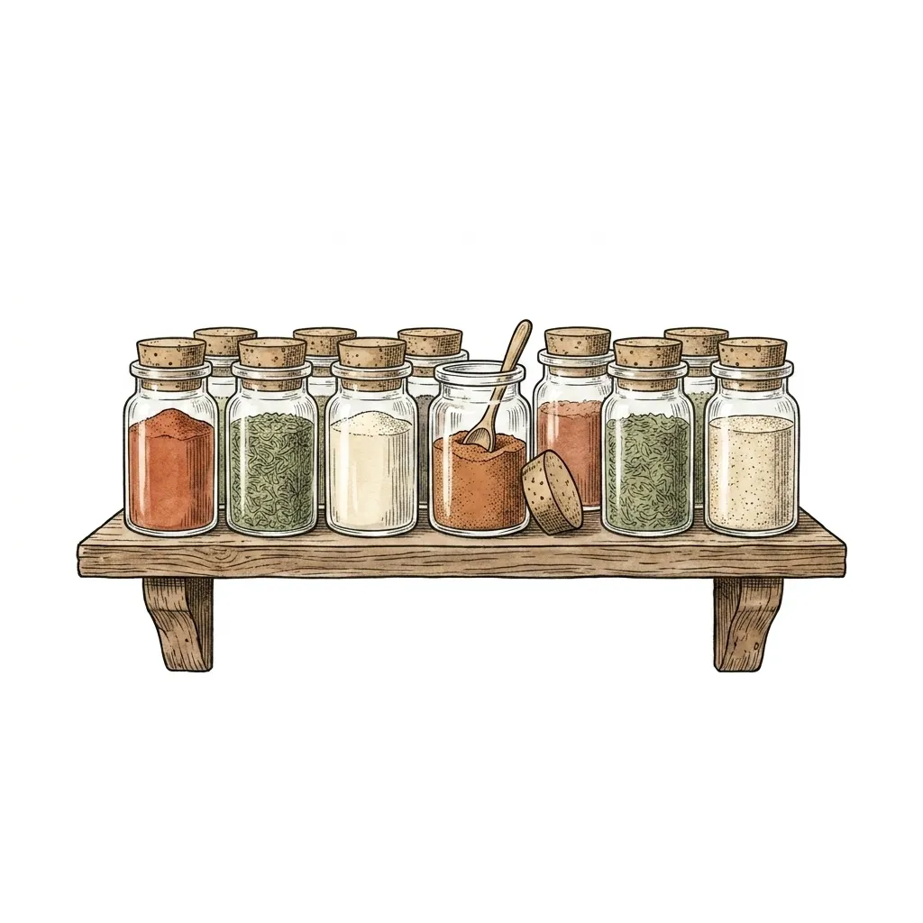 Hand-drawn illustration for the The pantry pack